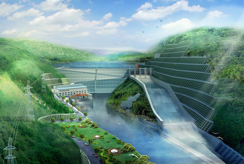枫木镇老挝南塔河1号水电站项目